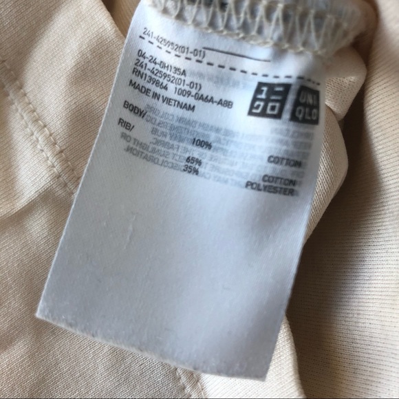 UNIQLO U CREAM MOCK NECK TOP - Picture 3 of 3
